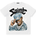 3Forty Inc Men Saint 3d Dtf Premium Tee - Soft - White
