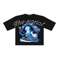 3Forty Inc  Men Alien Digital Oversized Crop Tee Black