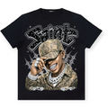 3Forty Inc Men Saint 3d Dtf Premium Tee - Relaxed Fit  Black
