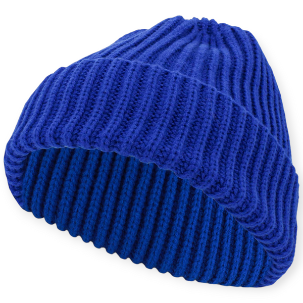 KB Ethos Men Ribbed Beanie (Royal Blue)-Royal-OneSize-Nexus Clothing