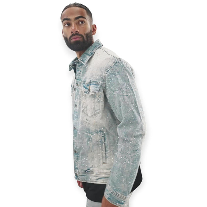 jordan Craig Men Magic City Denim Trucker Jacket (Iced Lager)-Nexus Clothing