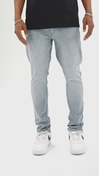 Jordan Craig Men Slim Taper Old Soul Denim-Cement Wash