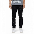 Smoke Rise Men Rise To Reign comfort Fit Jeans Glow Black