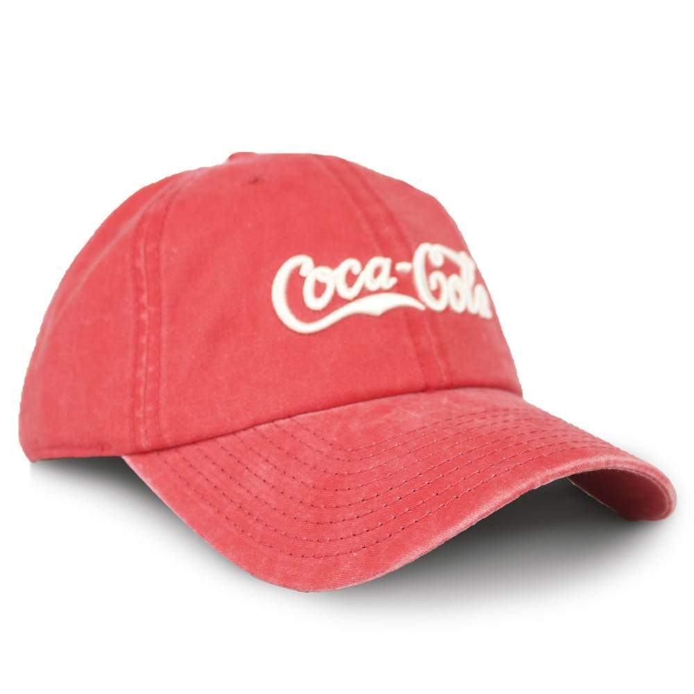 American Needle Curved Brim Coca-Cola Cap-Red-OneSize-Nexus Clothing