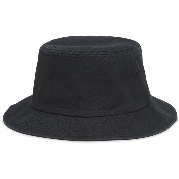 American Needle Men Blank Washed Bucket Hat (Black)-Black-Large / X-Large-Nexus Clothing