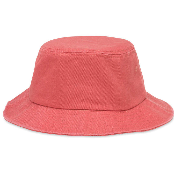 American Needle Men Blank Washed Bucket Hat (Nantucket Red)-Nantucket Red-Large / X-Large-Nexus Clothing