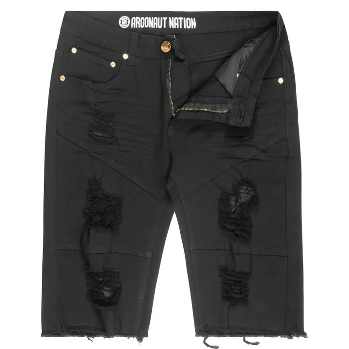 Argonaut Nations Men RIP Shorts (Black)-Black-30-Nexus Clothing