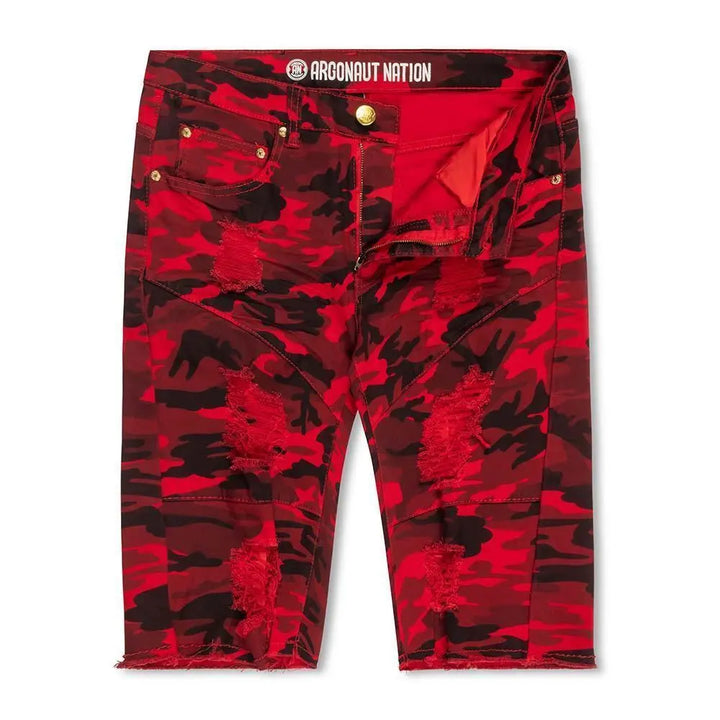 Argonaut Nations Men RIP Shorts Red Camo-Red Camo-30-Nexus Clothing