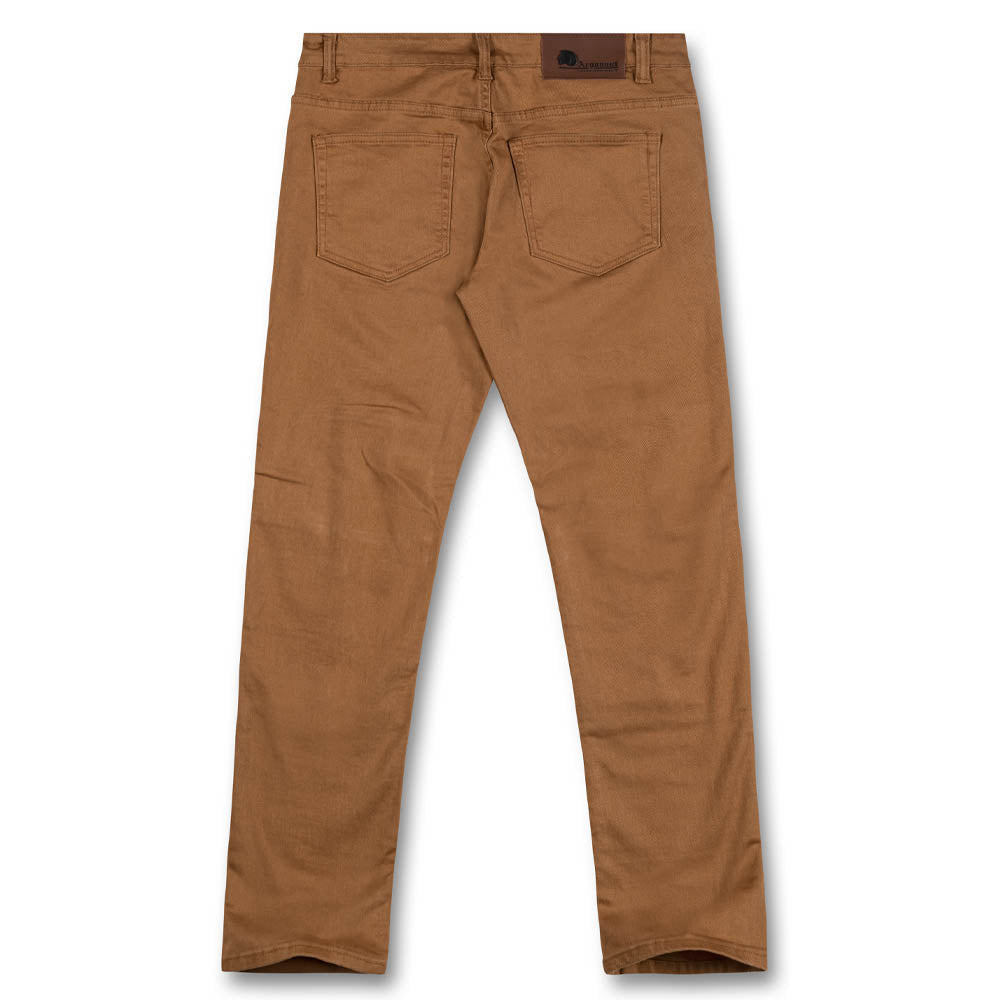 Argonaut Nations Men Skinny Fit Denim Ripped Jeans (Wheat)-Nexus Clothing