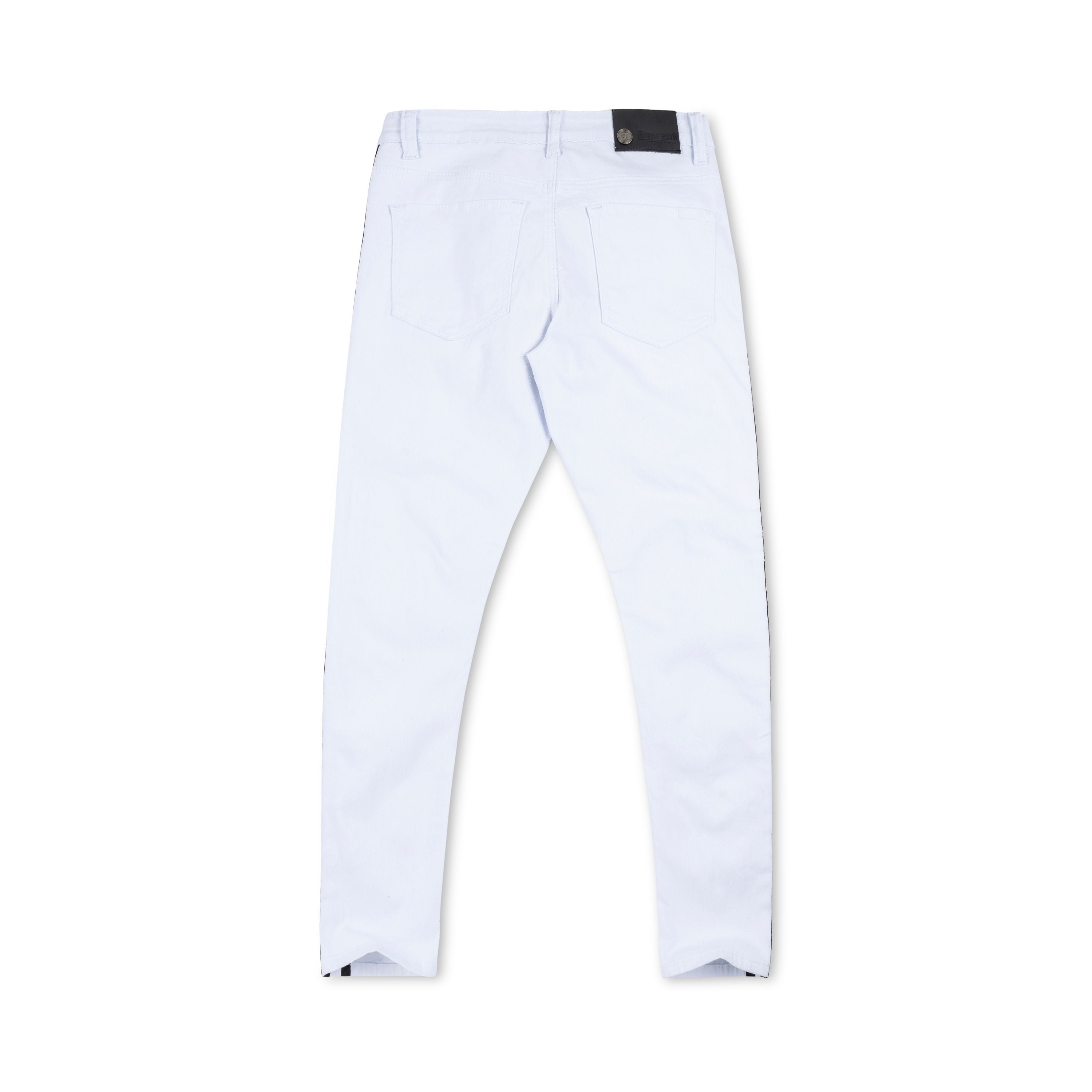 Argonaut Nations RIP Stripe Jeans White