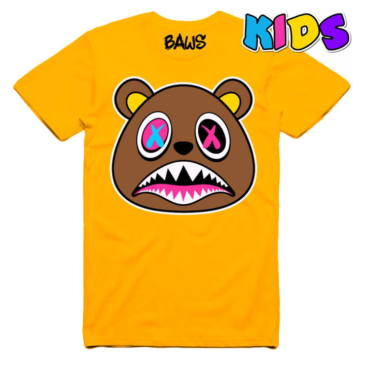 BAWS Boys Crazy Baws Tee (Gold)-Gold-Small-Nexus Clothing