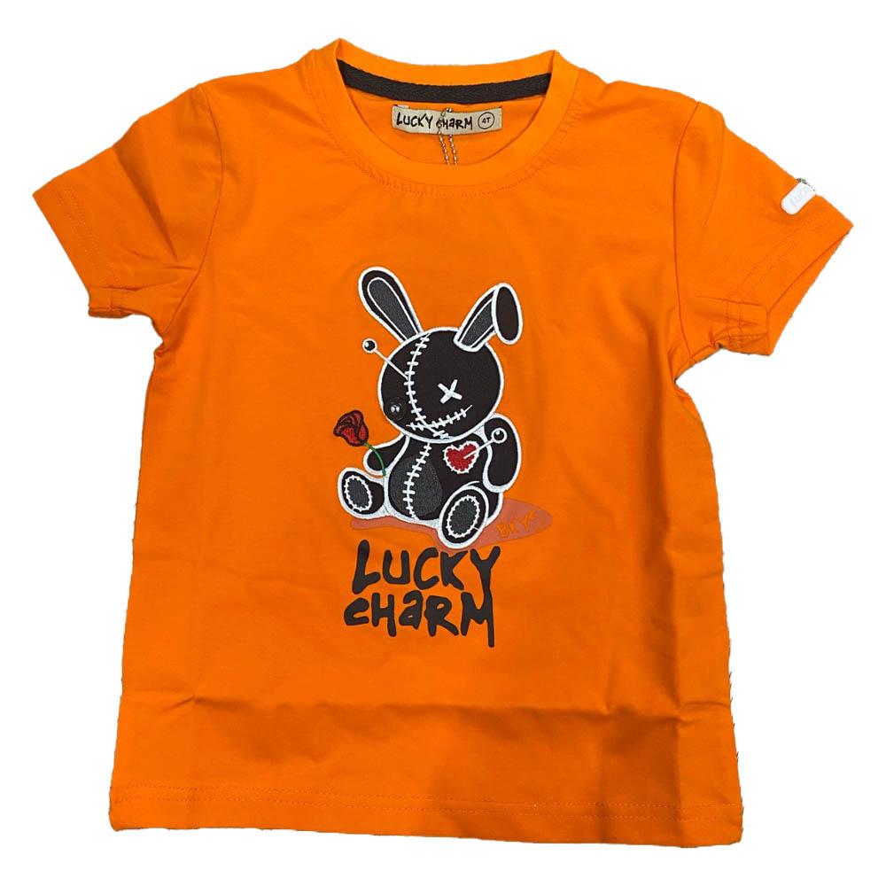 Black Keys Boys Lucky Charm Tee Boys (Orange Black)-Orange Black-18-Nexus Clothing