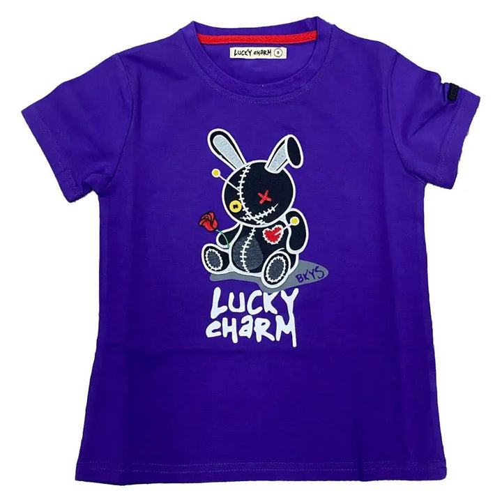 Black Keys Boys Lucky Charm Tee Boys (Purple)-Purple-18-Nexus Clothing