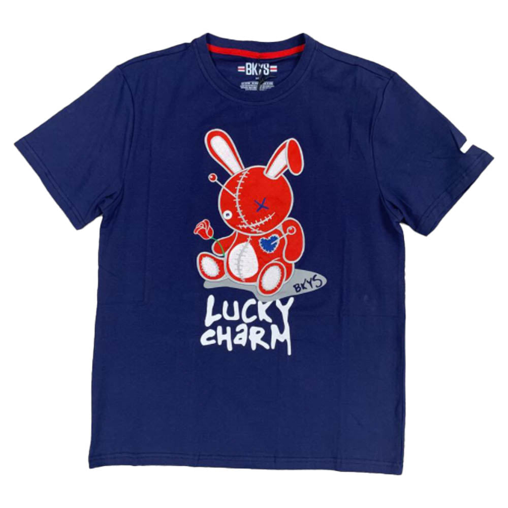 Black Keys Boys Lucky Charm Tee (Navy)-Navy-2T-Nexus Clothing