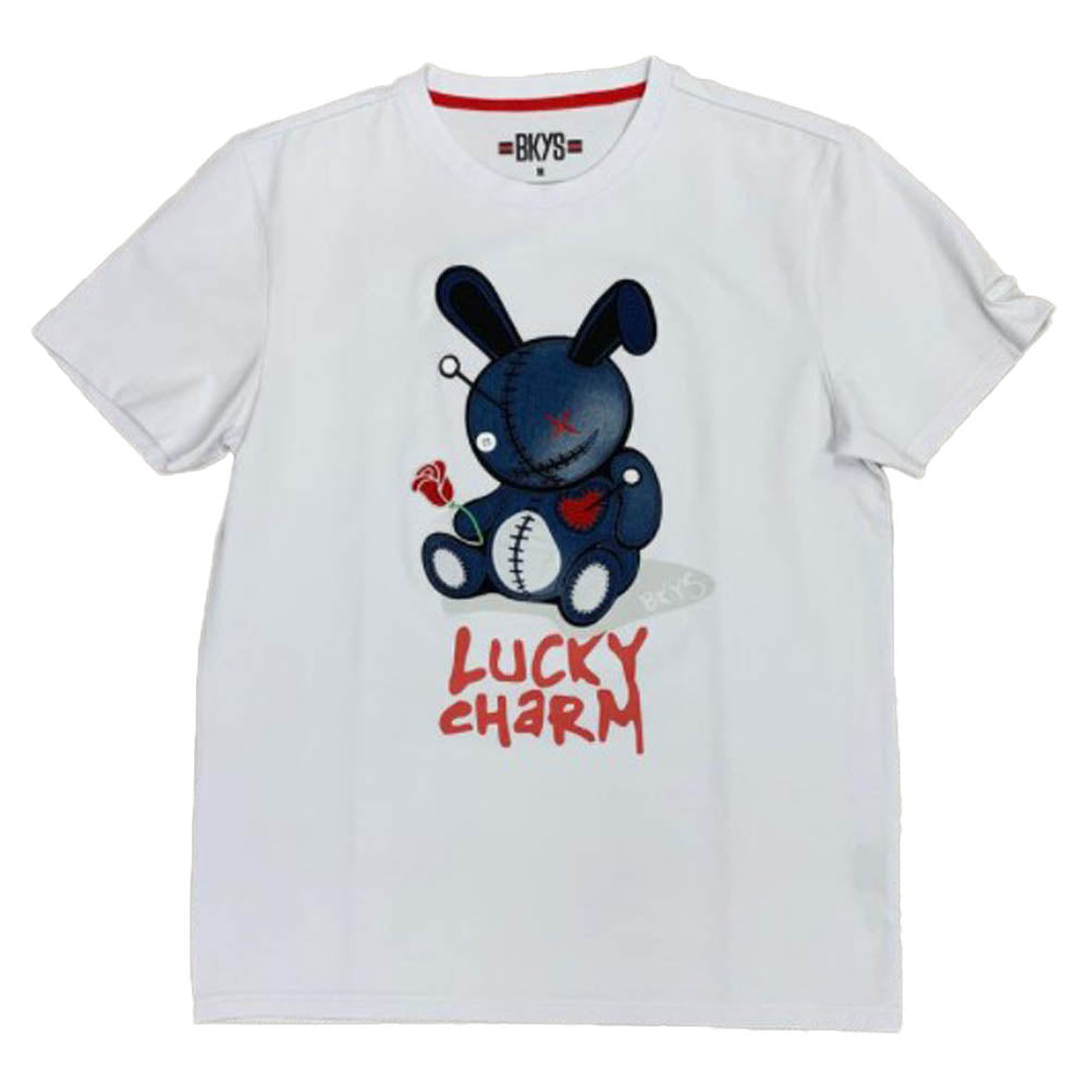 Black Keys Boys Lucky Charm Tee (White Denim)-White Denim-2T-Nexus Clothing