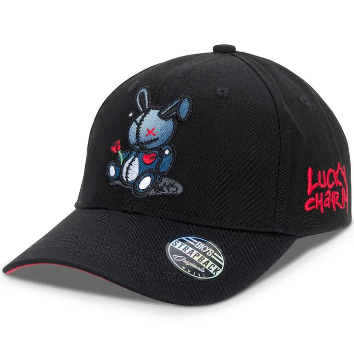 Black Keys Lucky Charm Dad Hat Black Denim-Black Denim-OneSize-Nexus Clothing