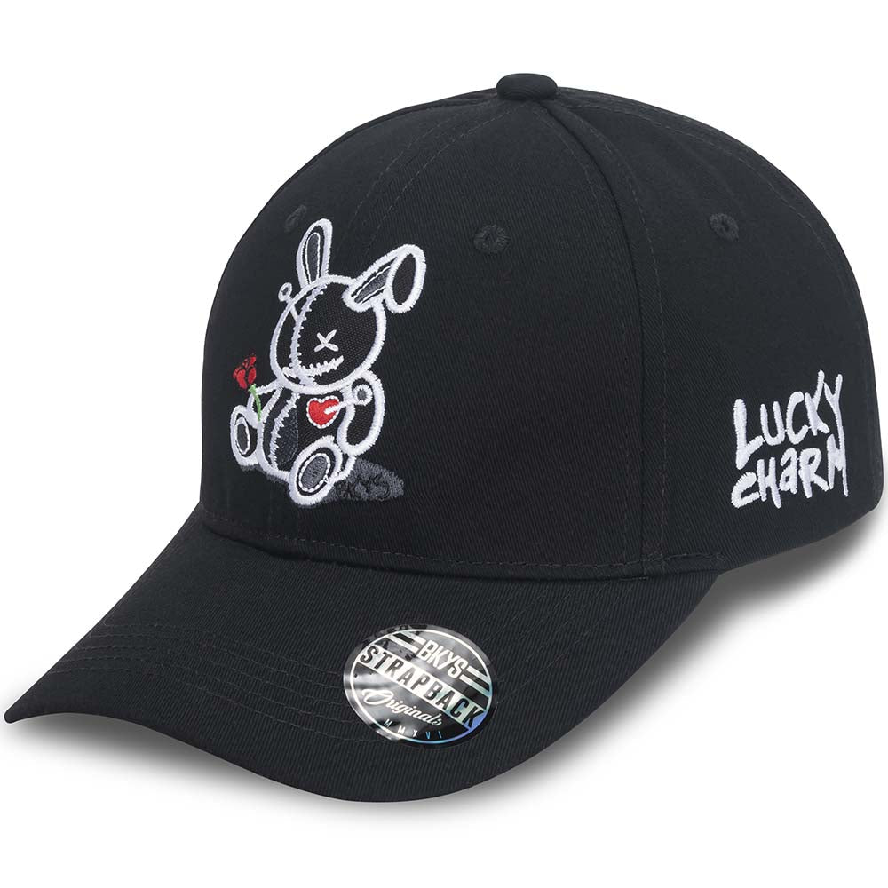 Black Keys Lucky Charm Dad Hat (Black White )-Black-OneSize-Nexus Clothing