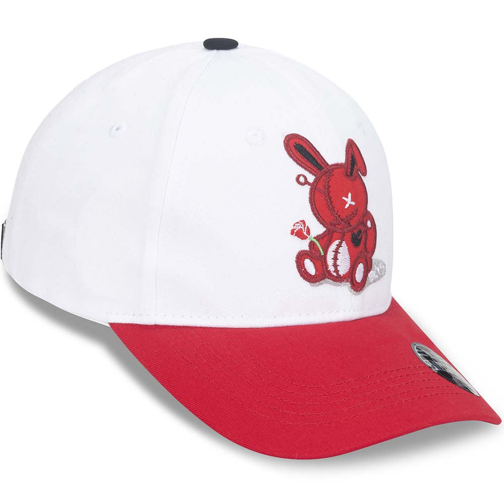 Black Keys Lucky Charm Dad Hat (White Red)-White Red-One Size-Nexus Clothing