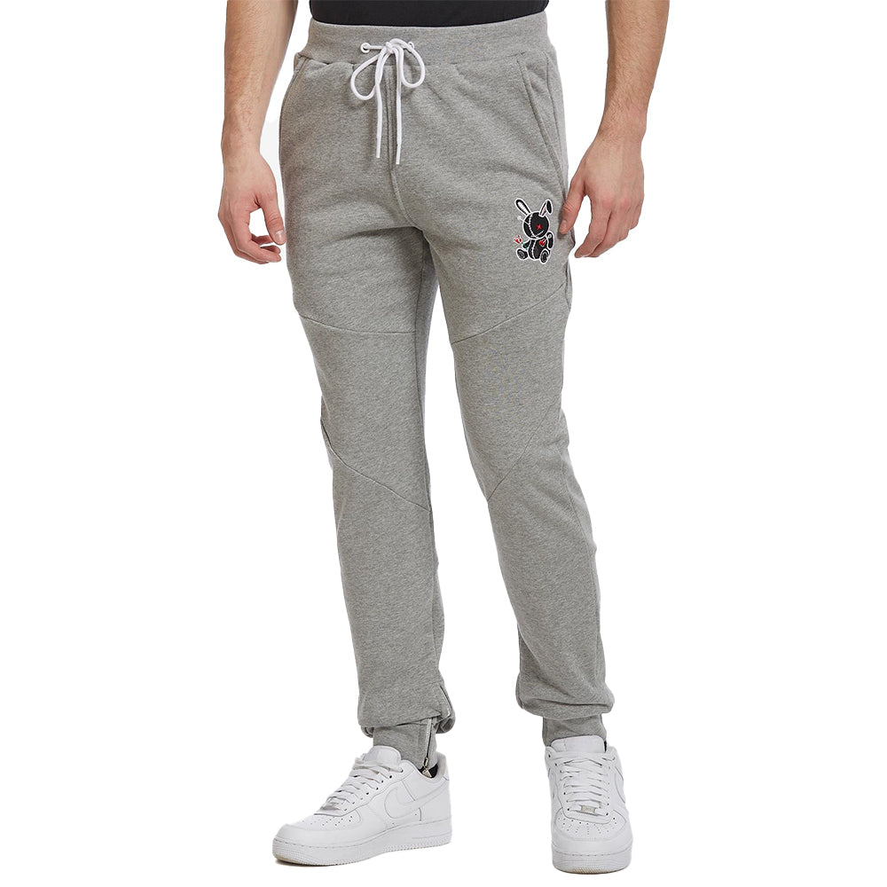 Black Keys Men Lucky Charms Fleece Jogger (Heather Gray)-H Grey Black-XXX-Large-Nexus Clothing