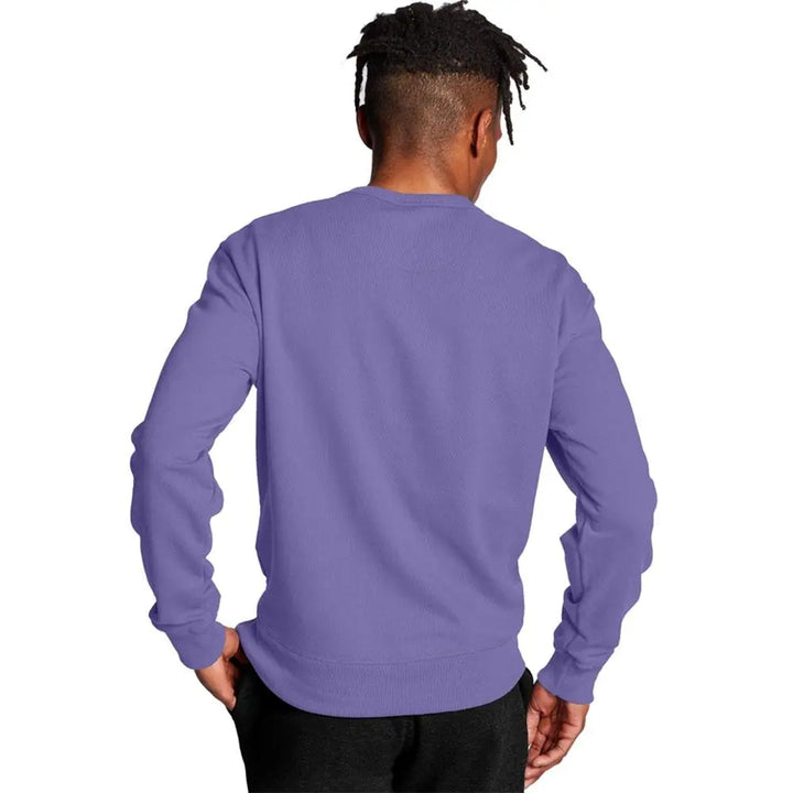 Champion Powerblend Crew Script Logo Purple-Nexus Clothing