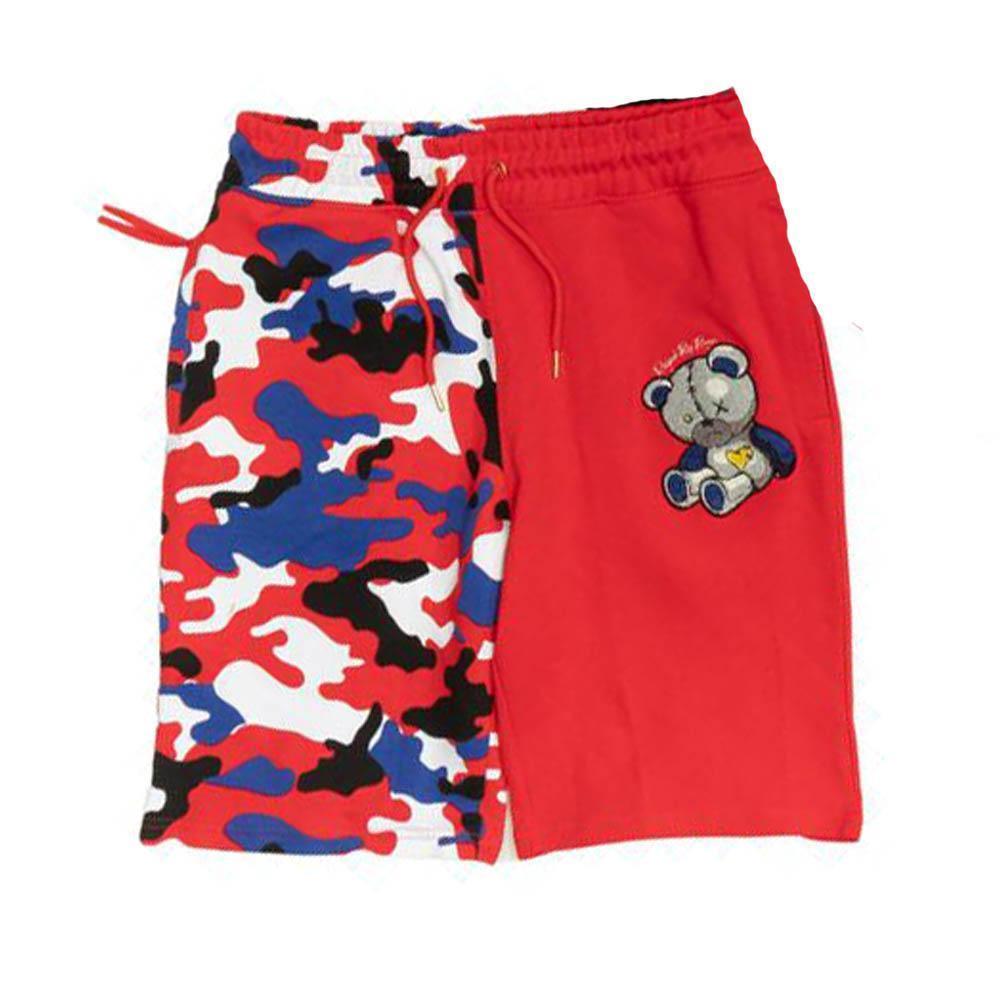 Clothing Brand Camo Shorts Red