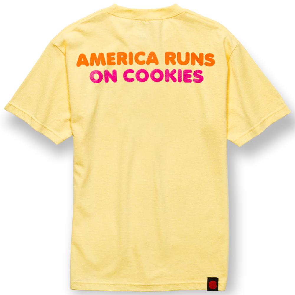 Cookies SF Men Americas Runs On Cookies Tee (Banana)