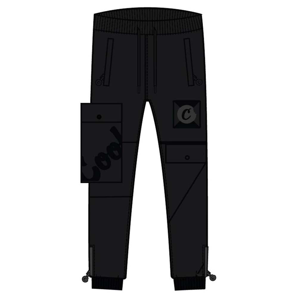 Cookies SF Men Monaco Fleece Cargo Sweatpant (Black)-Track Pants-Cookies SF- Nexus Clothing