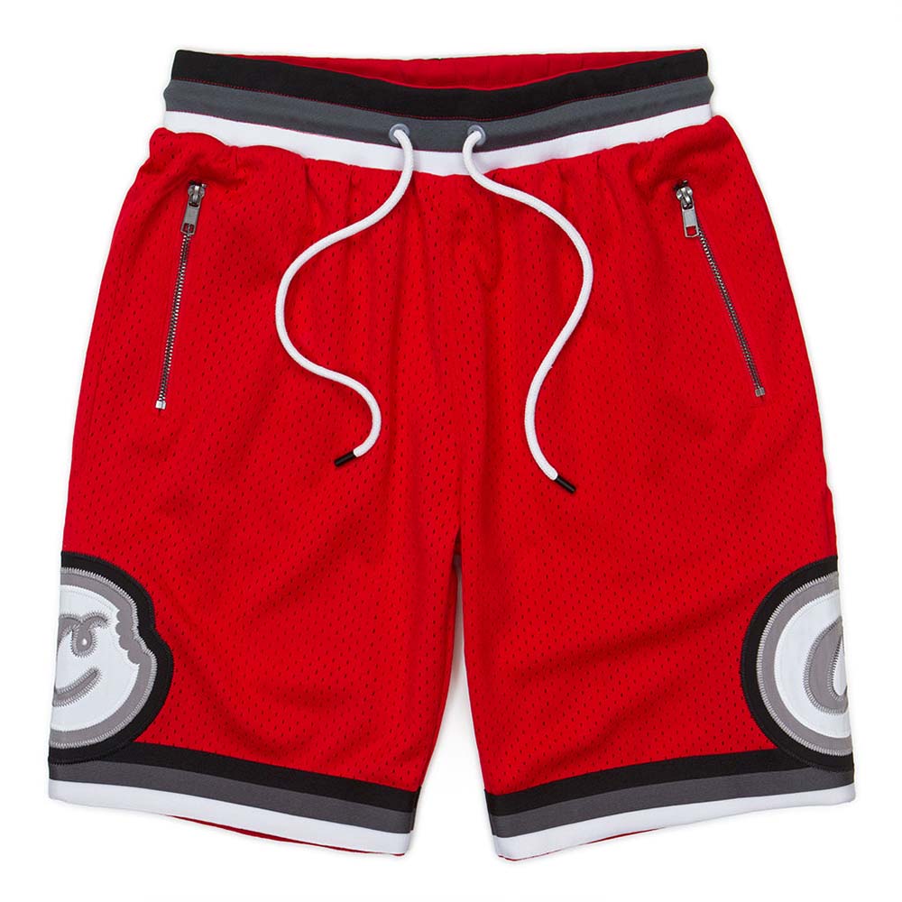 Cookies SF Men Puttin' In Work Mesh Shorts (Red)-Red-Small-Nexus Clothing