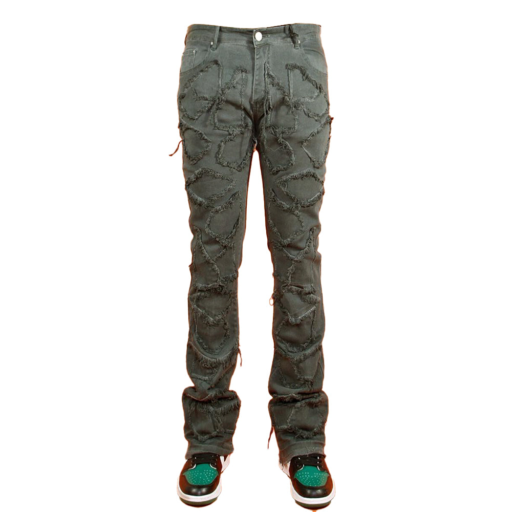 Cooper 9 LA Men 508 Maze Stack Jeans (Charcoal)-Charcoal-38W X 34L-Nexus Clothing