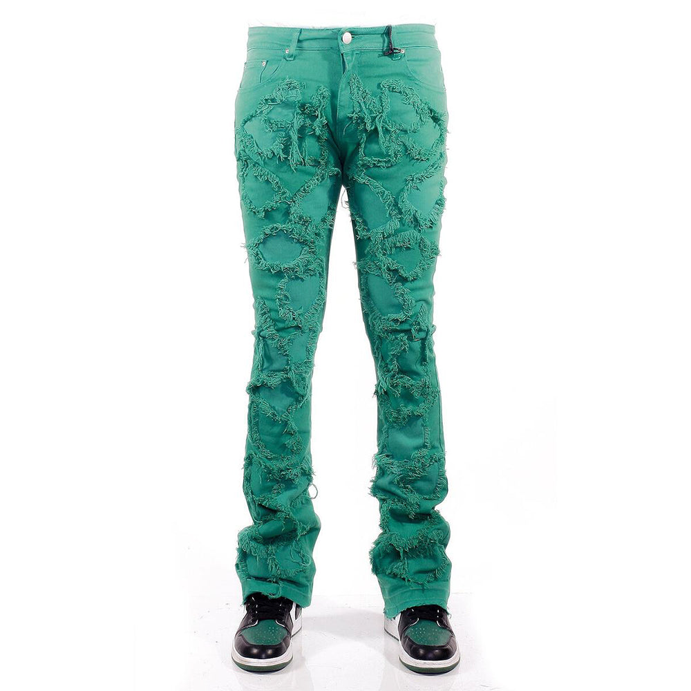 Cooper 9 LA Men 508 Maze Stacked Jeans (Green)1