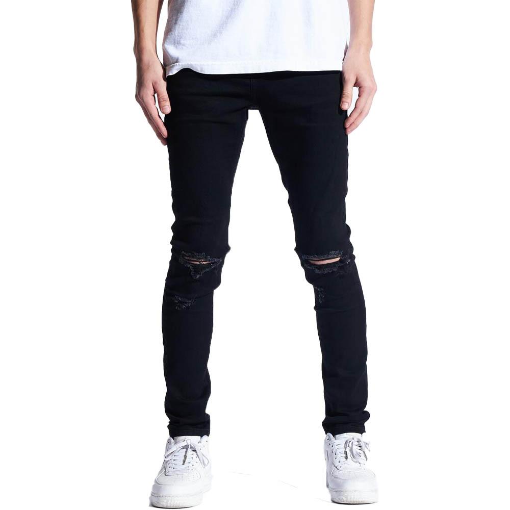 Crysp Denim Men ATLANTIC Jeans (Black)-BLACK-44W X 32L-Nexus Clothing