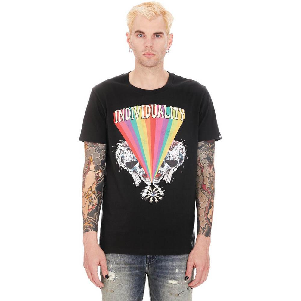Cult of Individuality Men Hypnotize Rock Short Sleeve (Black)-T-shirts-Cult Of Individuality- Nexus Clothing