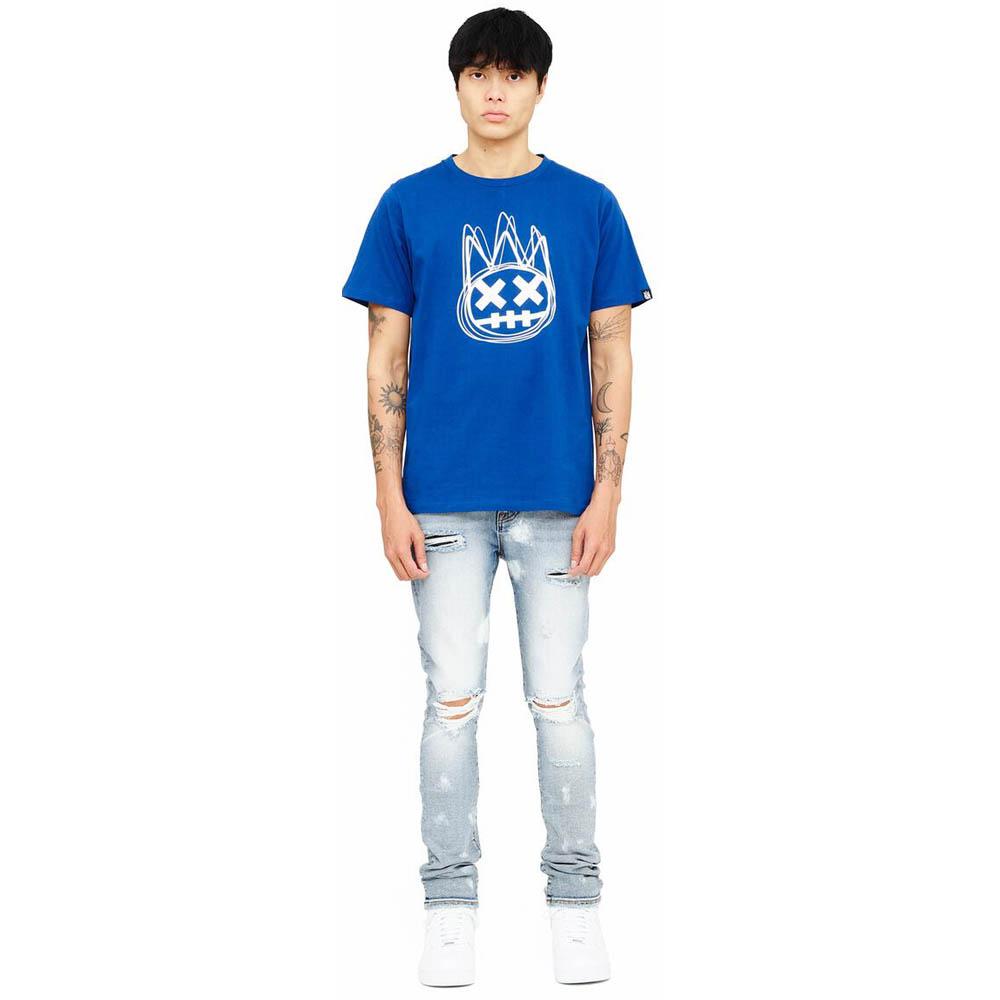 Cult of Individuality Men Shimuchan Logo Tee Surf Blue