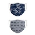 Dallas Cowboys MenClutch Face Covering Set of 2