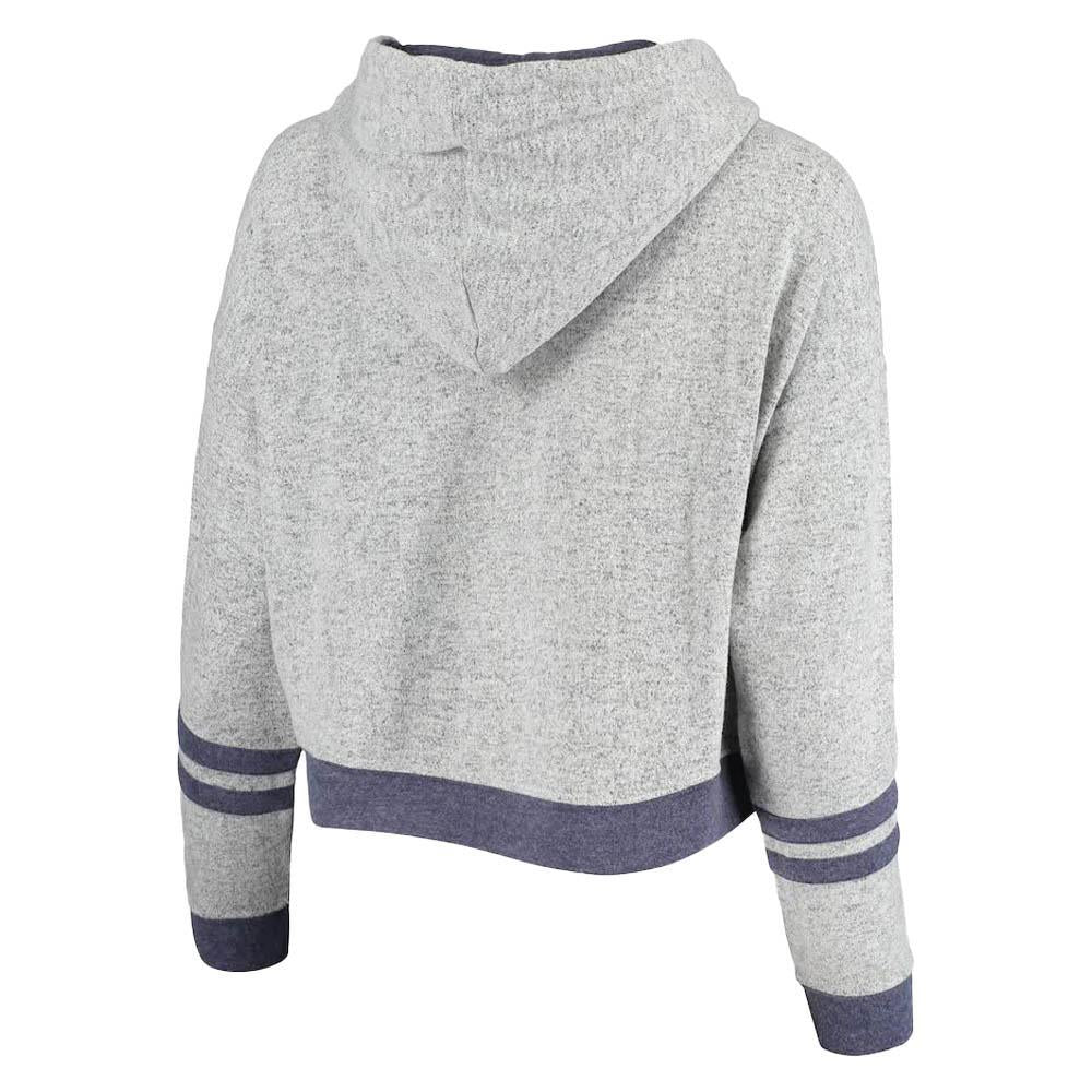 Dallas Cowboys Women's Delilah Crop Pullover Hoodie-Hoodies & Sweatshirts-Dallas Cowboys- Nexus Clothing