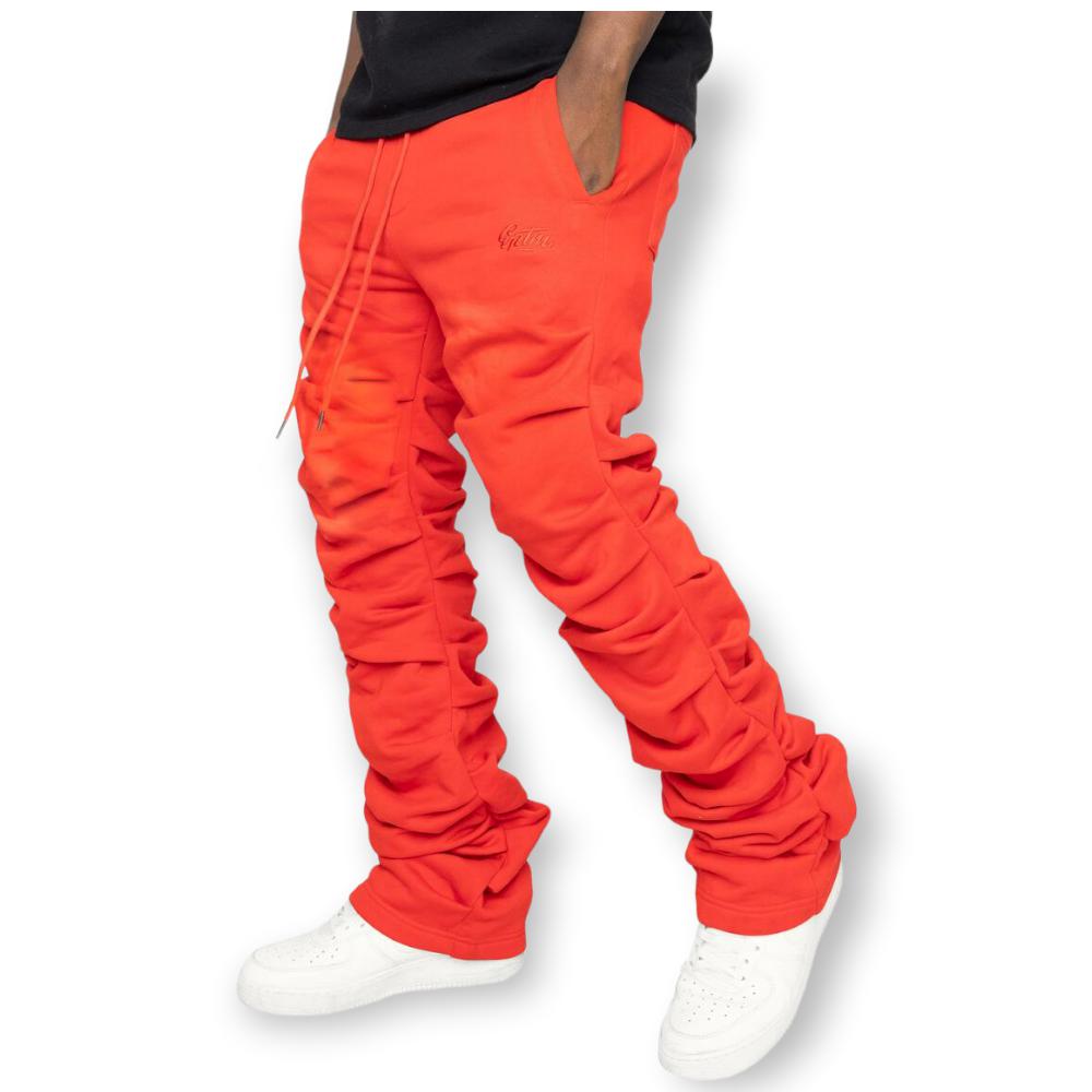 Politics Super Stacked Sweatpants Red Foster707