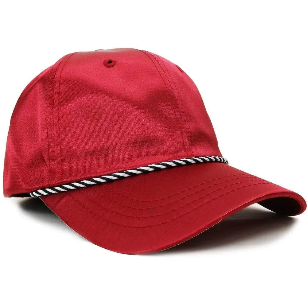 EPTM Satin Dad Hat (Burgundy)-Burgundy-One Size-Nexus Clothing