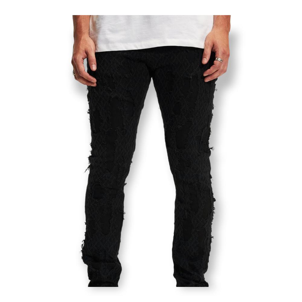 Embellish Men Hopper Jeans (Black)