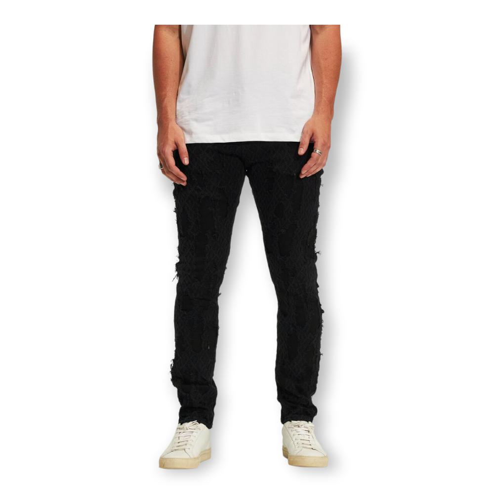 Embellish Men Hopper Jeans (Black)-Black-44W X 32L-Nexus Clothing