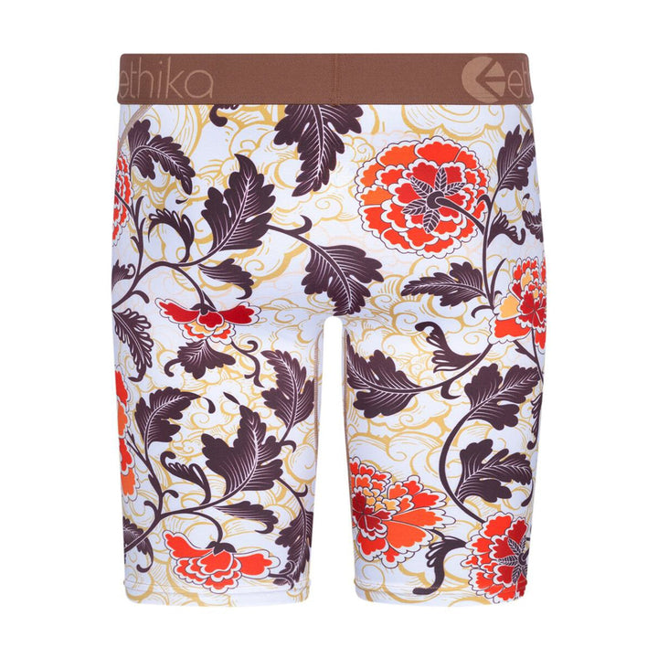 Ethika Men Bomber Wind Florals Staple (Cream)-Nexus Clothing