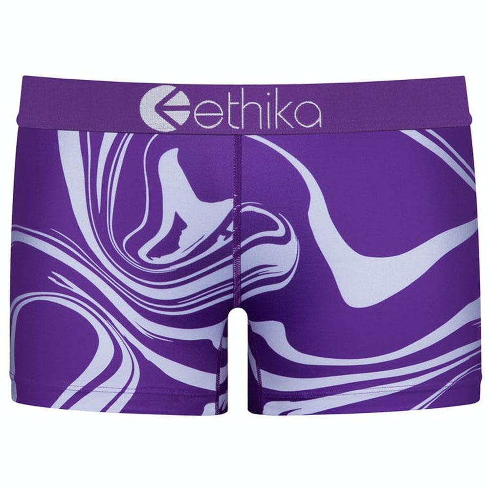 Ethika Women Purple Wave Boy Shorts-Multi-X-Small-Nexus Clothing
