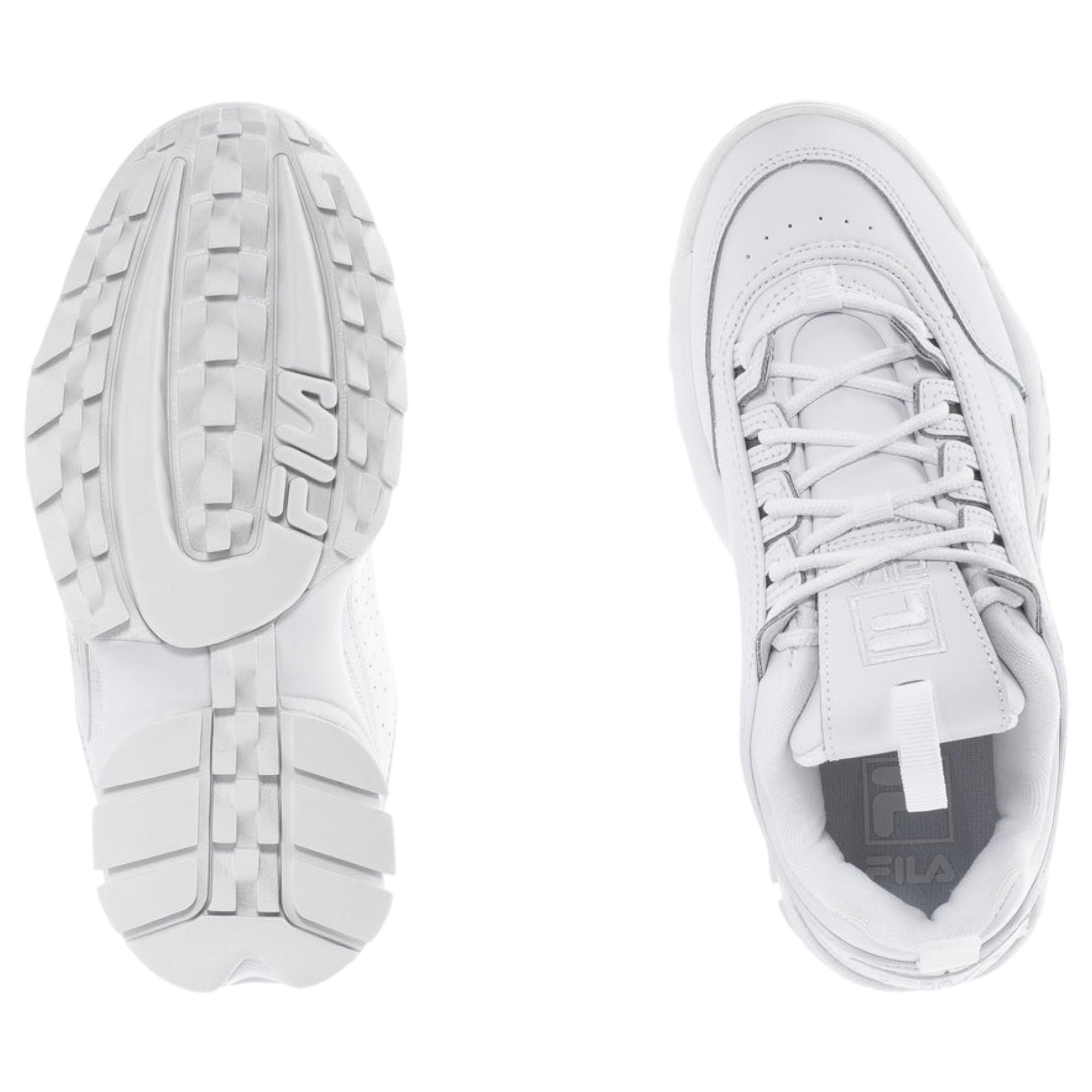Fila Women's Disruptor 2 II Sneaker All White 9