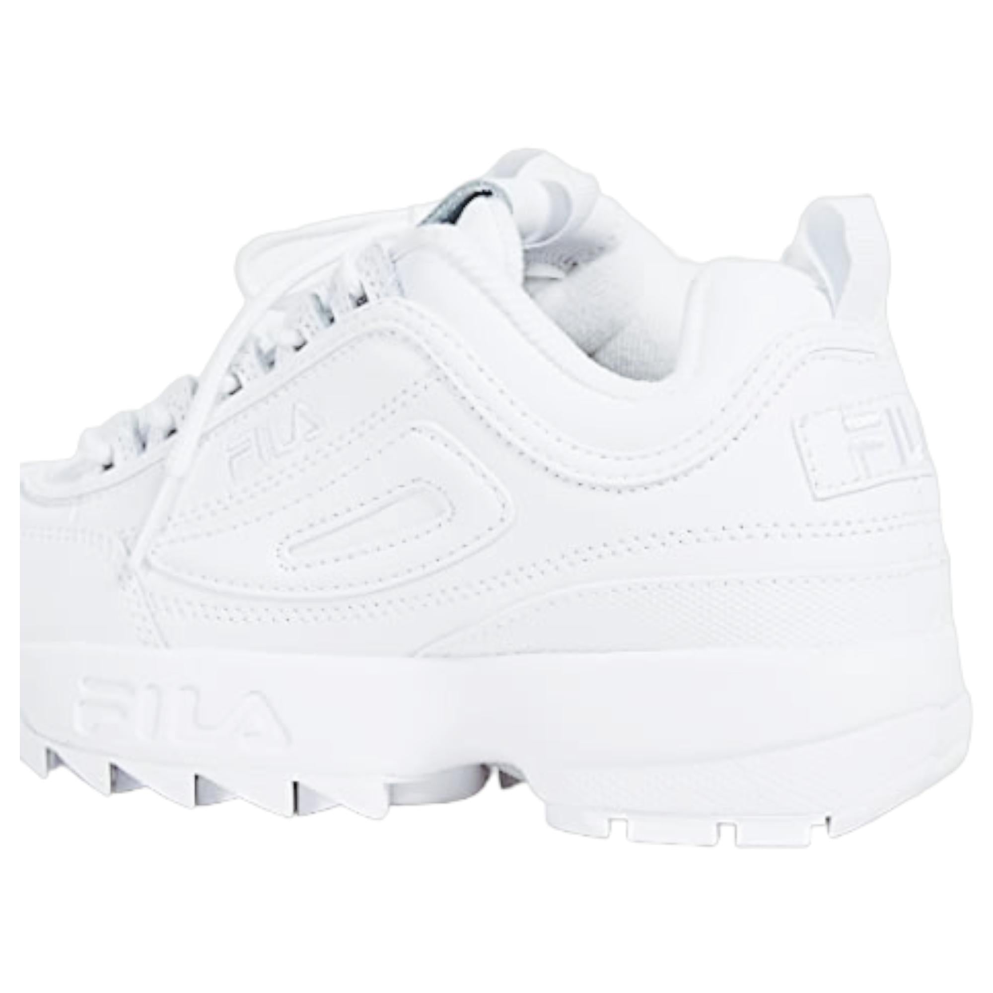 Fila Women's Disruptor 2 II Sneaker All White 15
