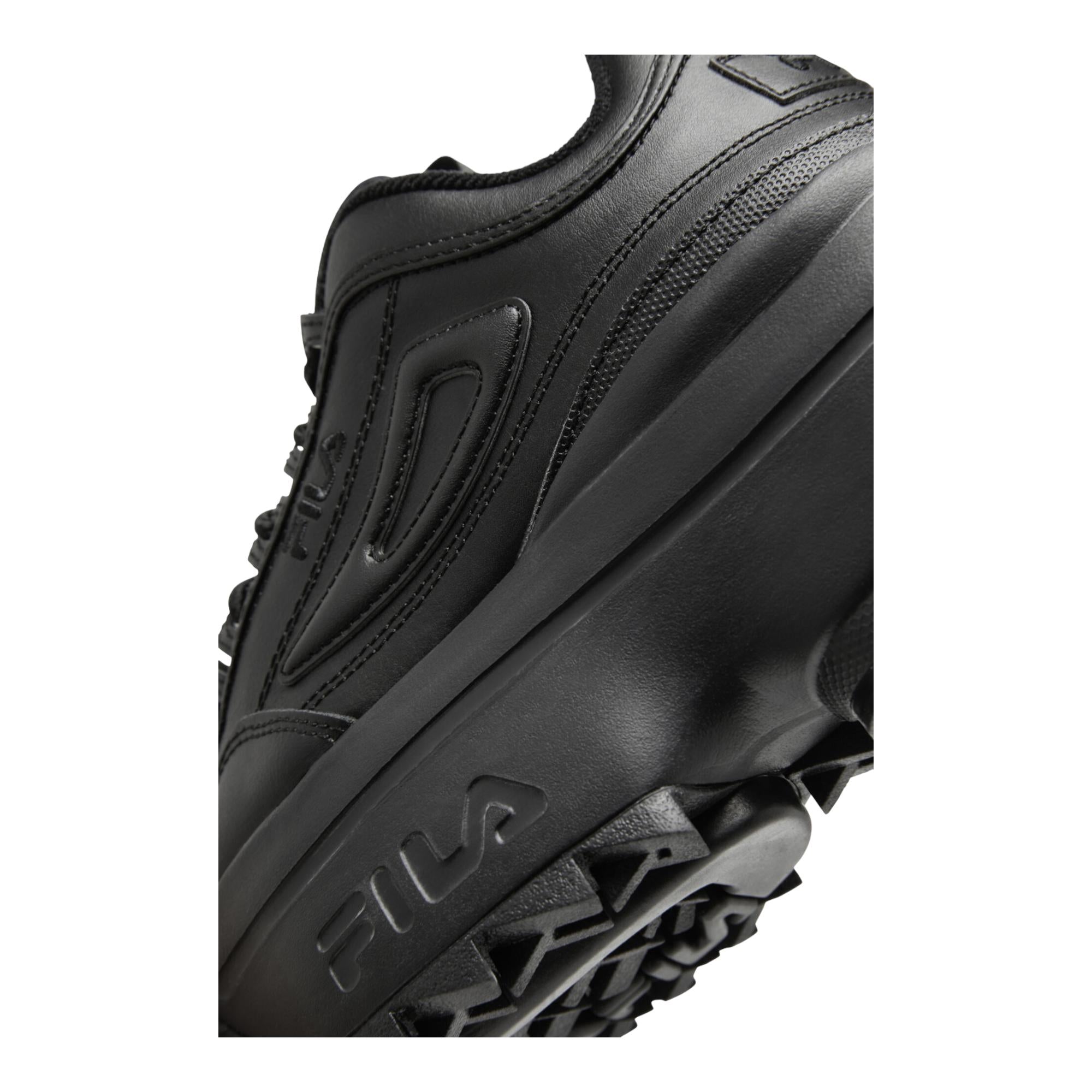 FILA Disruptor 2 Wedge Shoes Sneaker Black Unisex F042530 US Size 6.5 - 8.0