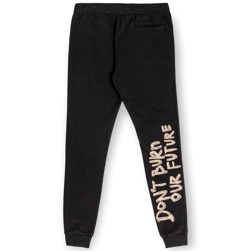 First Row Men Save Our Planet Joggers (Black)-Nexus Clothing