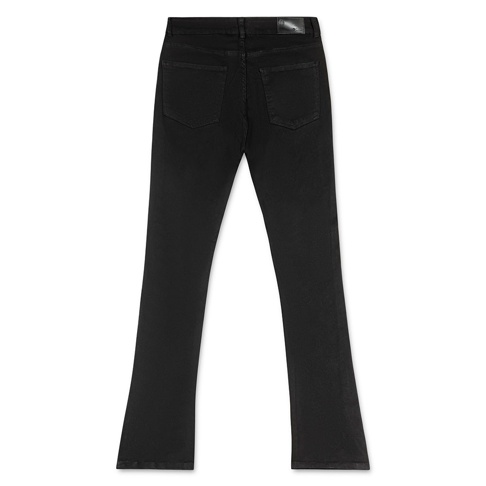 Focus Men Clean Denim Jeans (Jet Black)-Nexus Clothing
