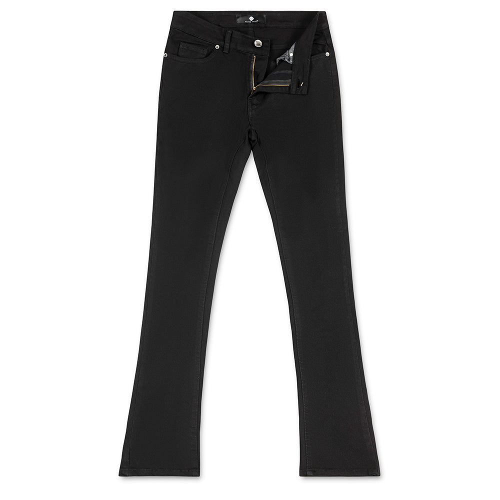 Focus Men Clean Denim Jeans (Jet Black)-Jet Black-29W X 32L-Nexus Clothing