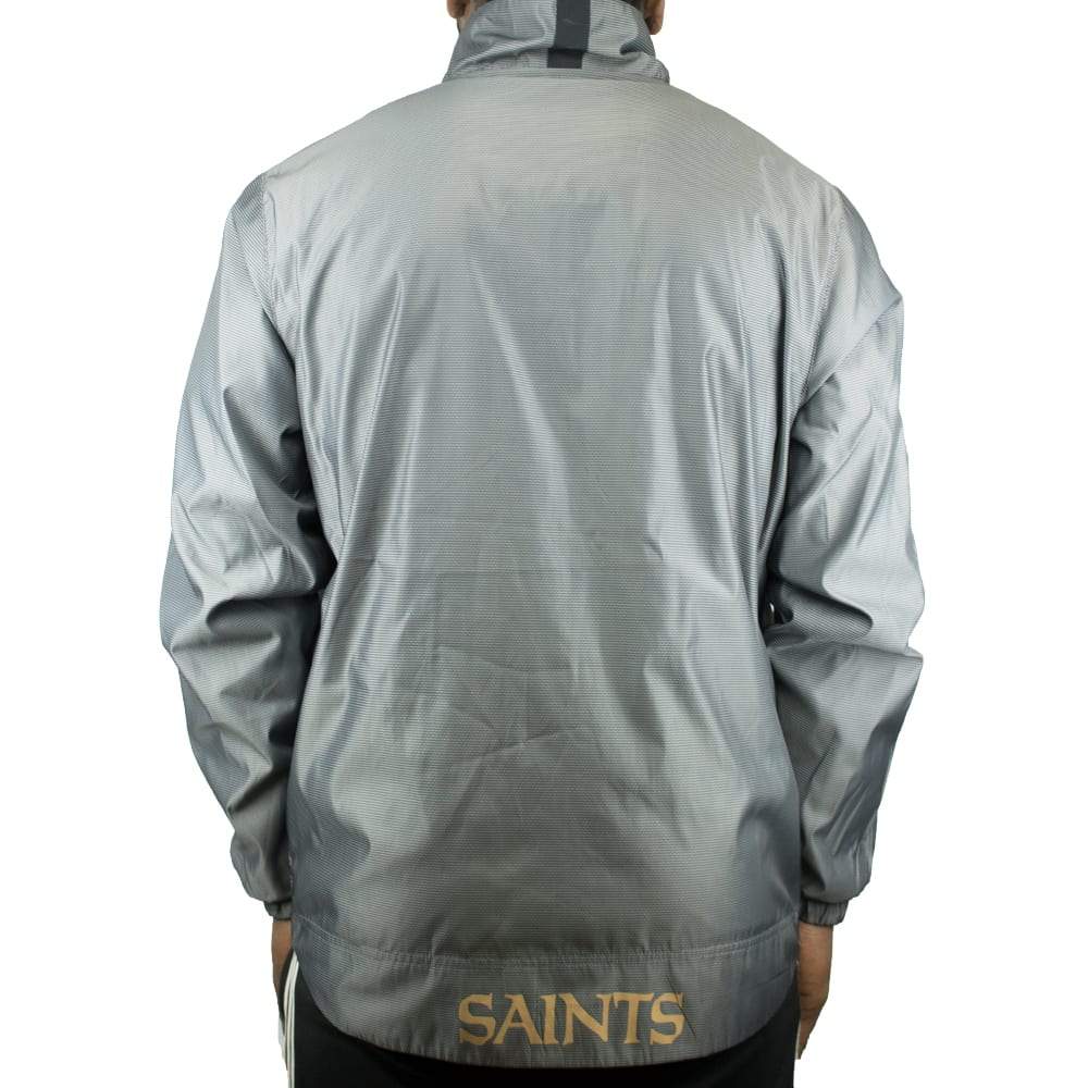 GIII Executive Saints Jacket Gray- Nexus Clothing