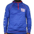 GIII Men Half-ZIP New York Giants Dry Fit Lightweight Athletic Hoodie