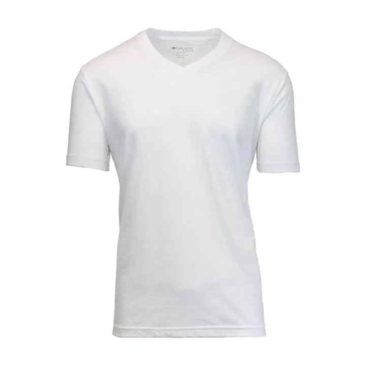 Galaxy by Harvic Men Solid Basic Plain Short Sleeve V-Neck Tees-Nexus Clothing